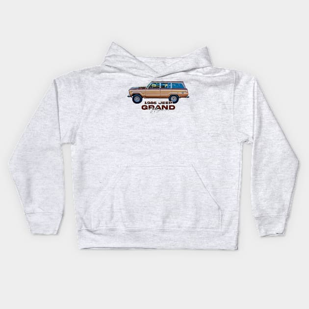 1986 Jeep Grand Wagoneer Kids Hoodie by Gestalt Imagery